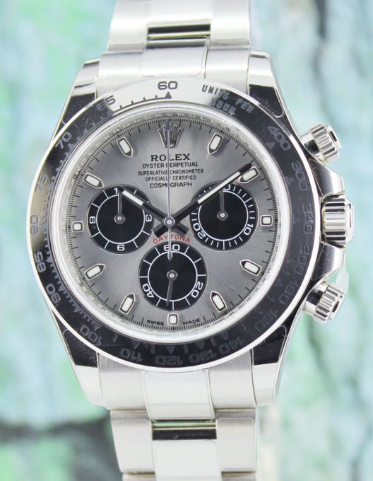 (image for) UNPOLISHED ROLEX 18K WHITE GOLD DAYTONA COSMOGRAPH / 116509